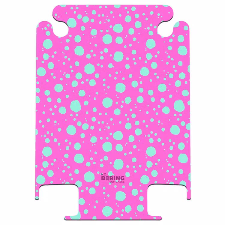 CaseSwap™ - Turquoise dots on bright pink background — 1
