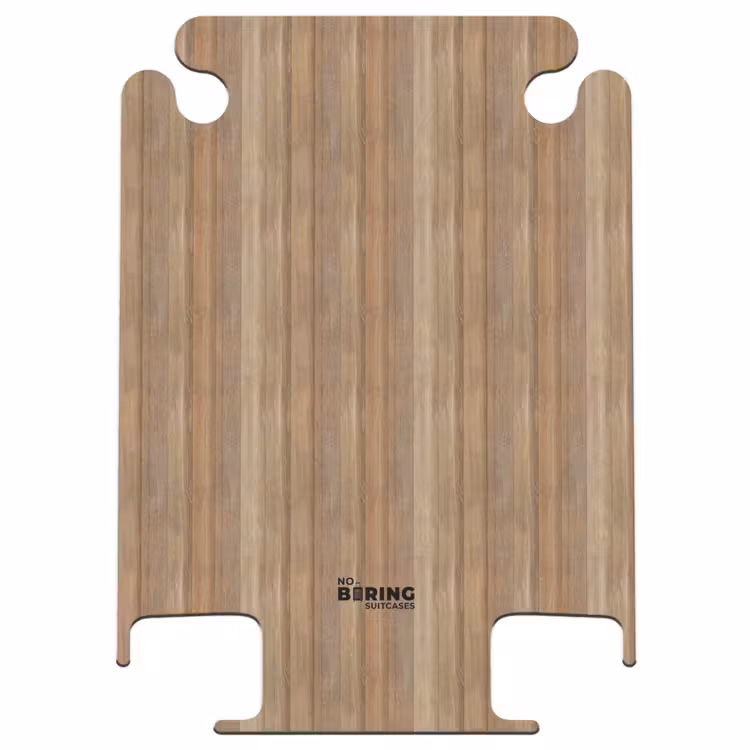 CaseSwap™ - Warm wood tone with vertical planks — 1