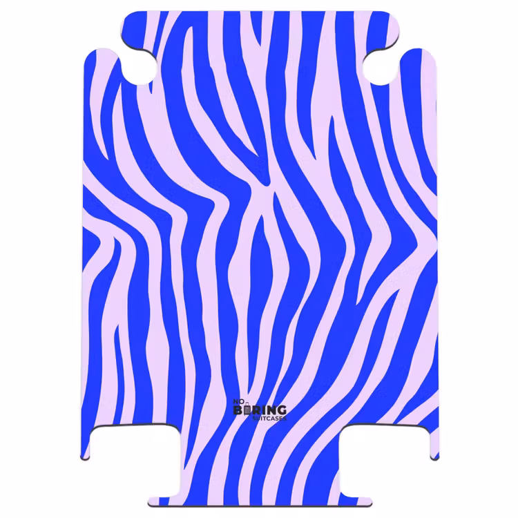 CaseSwap™ - Zebra pattern blue and lilac — 1