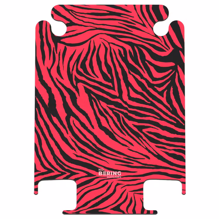 CaseSwap™ - Zebra stripes in black on bright pink background — 1