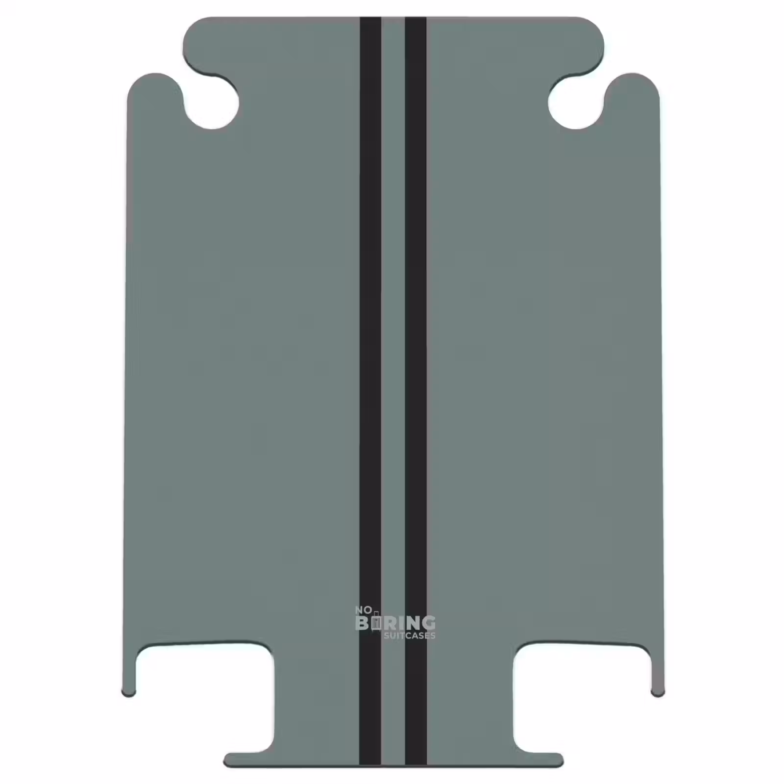 CaseSwap - Green background with double vertical black stripes — 1