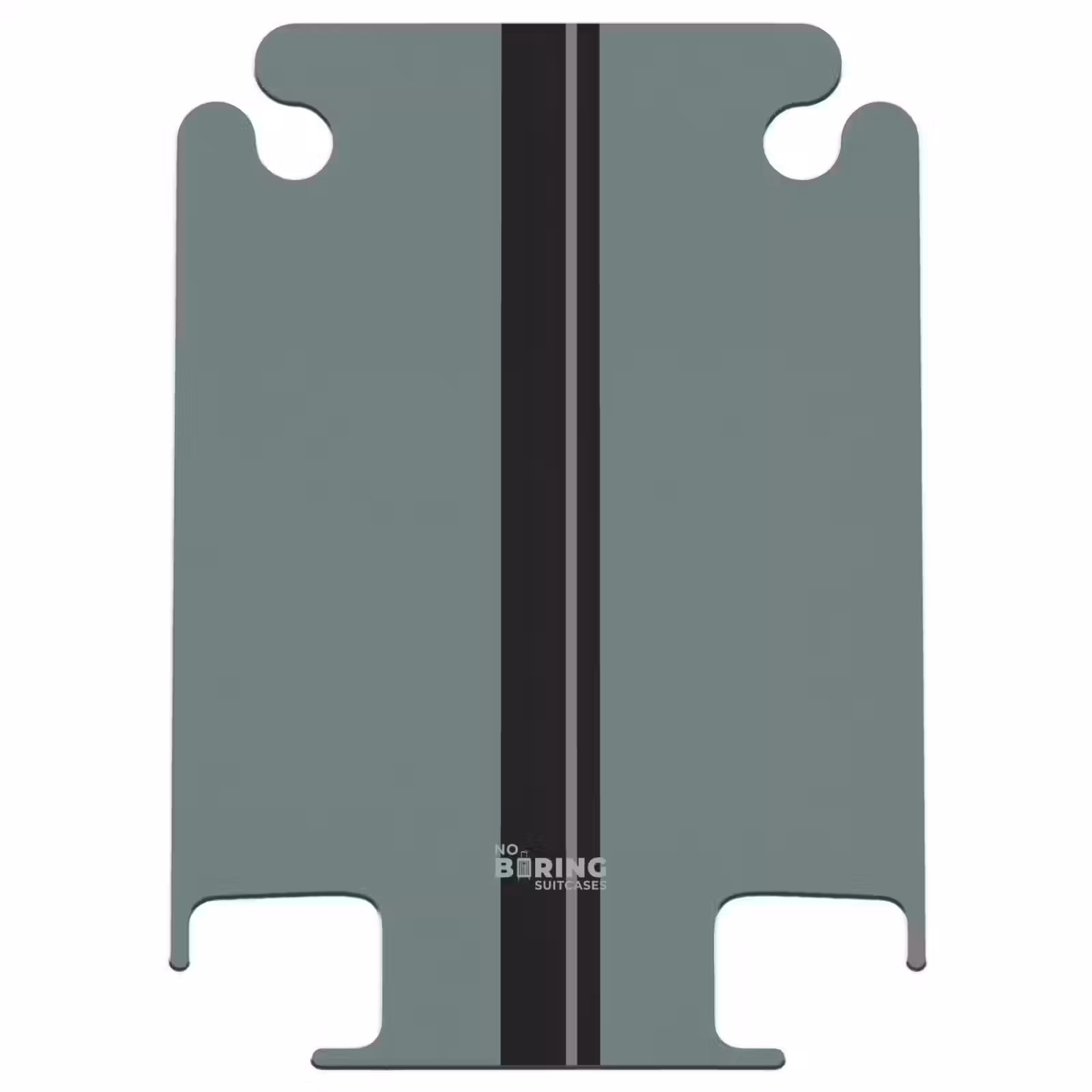 CaseSwap - Green background with double vertical stripes — 1