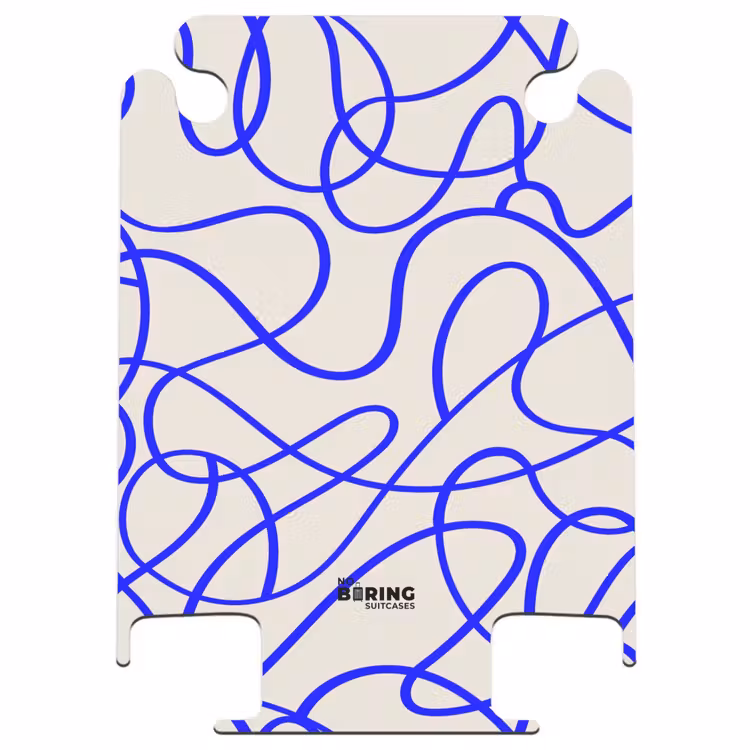 CaseSwap™ - Blue lines on beige background — 1