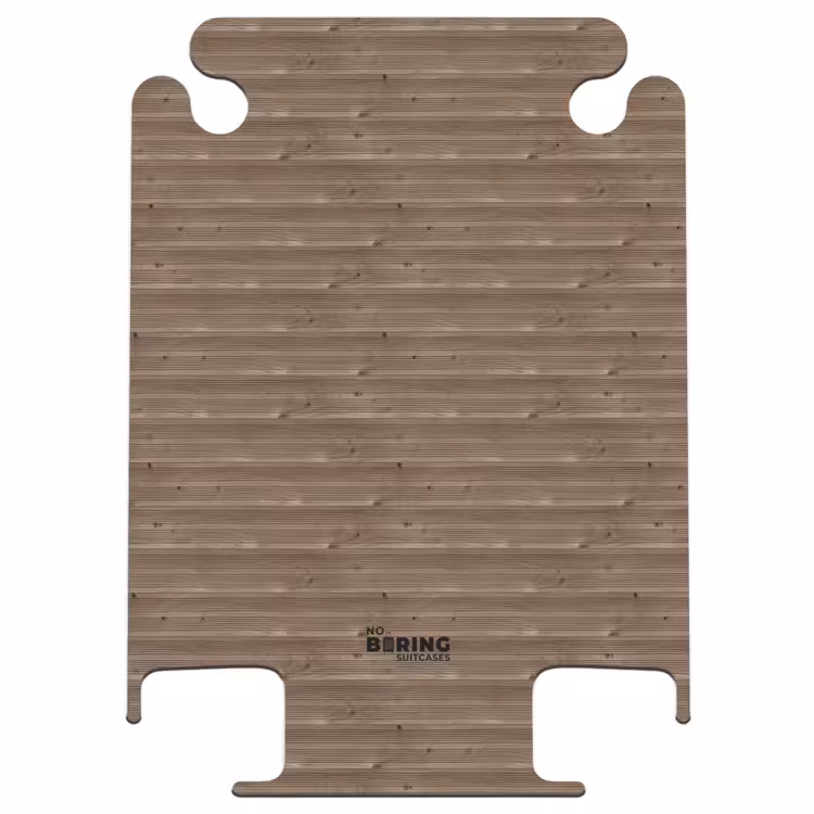 CaseSwap™ - Brown wood with fine horizontal grain — 1