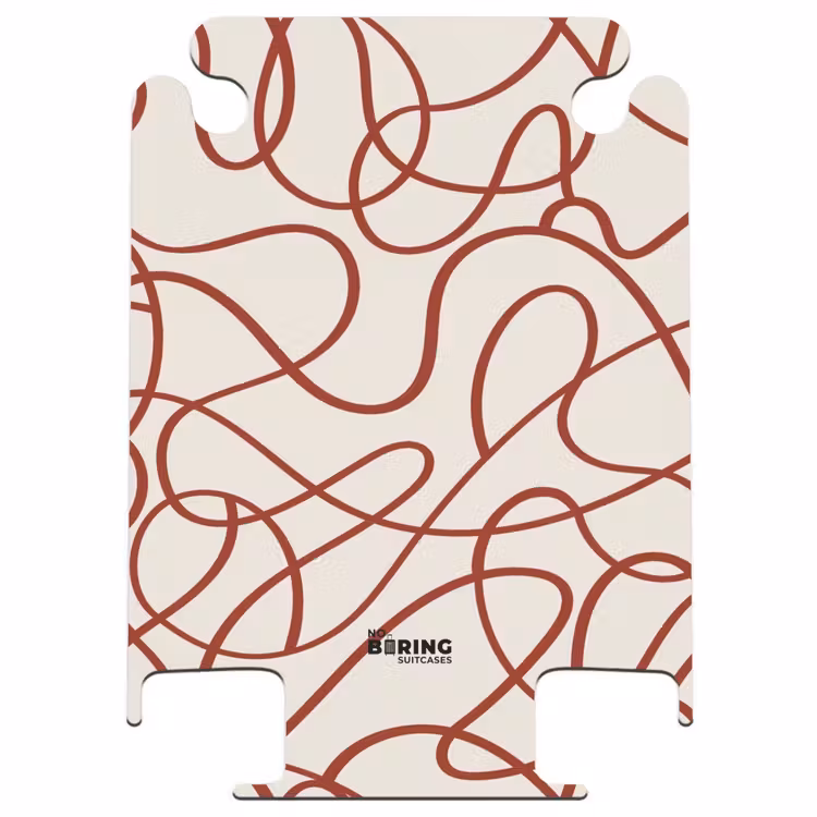 CaseSwap™ - Dark red lines on beige background — 1