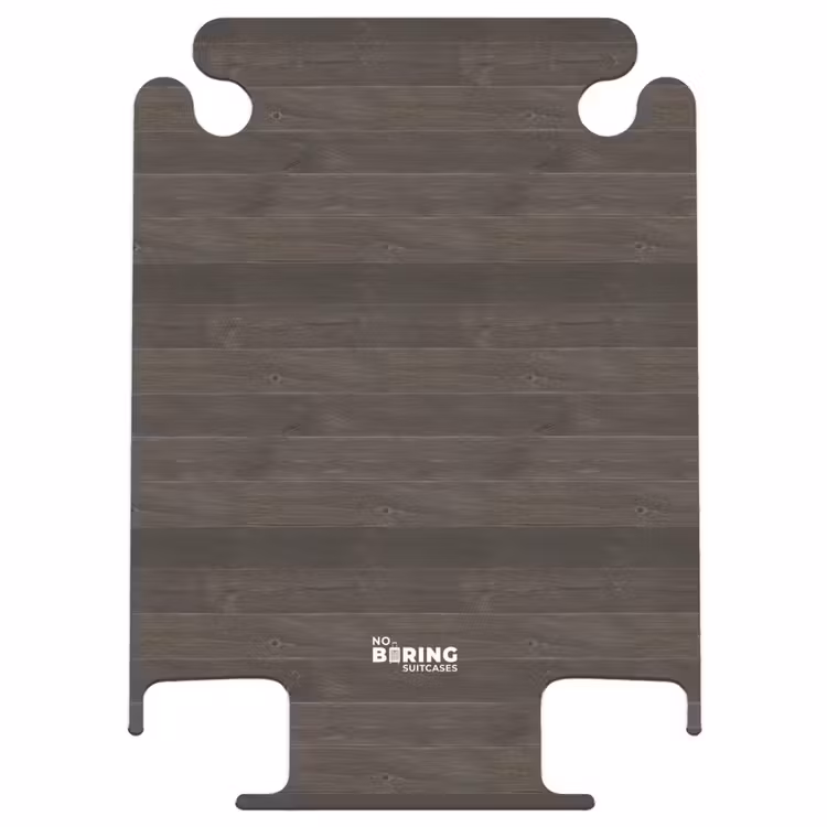 CaseSwap™ - Dark weathered wood with horizontal planks — 1