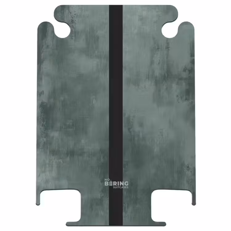 CaseSwap™ - Green concrete look with black stripe — 1