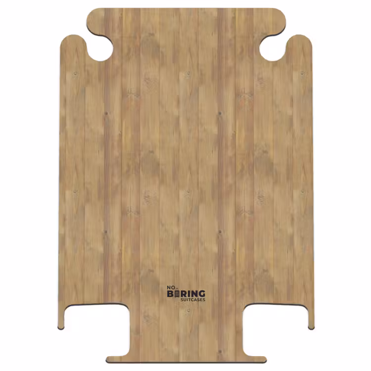 CaseSwap™ - Light yellow wood planks with red accents and knots — 1