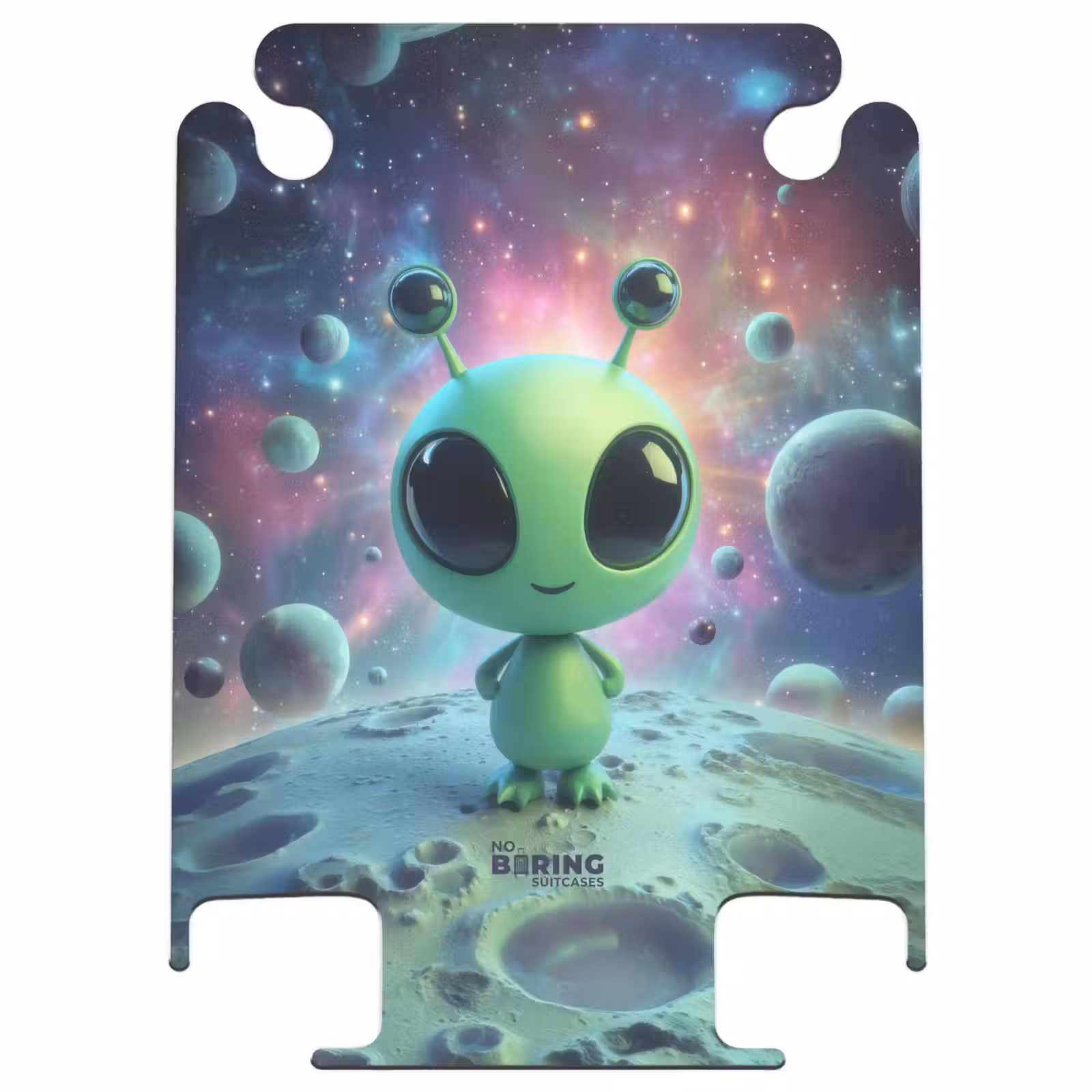 CaseSwap™ - Green alien on a planet — 1