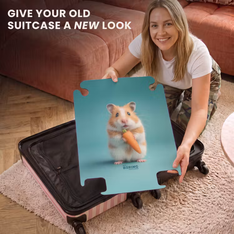 CaseSwap - Hamster with a carrot on a blue background — 3