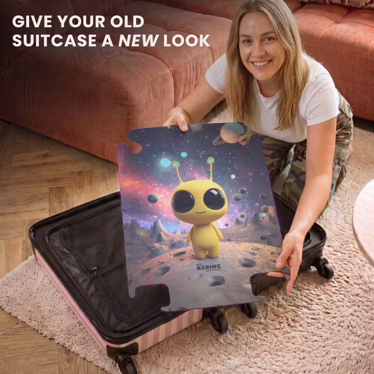CaseSwap - Yellow alien on a planet — 3