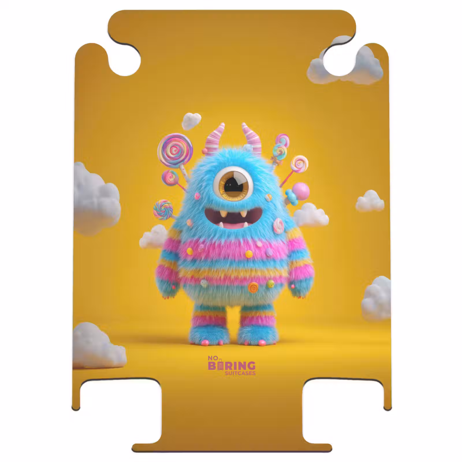 CaseSwap™ - Candy monster on a yellow background — 1