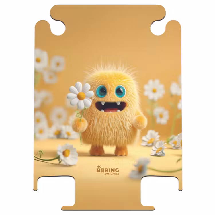 CaseSwap™ - Cheerful fluffy monster with flower — 1