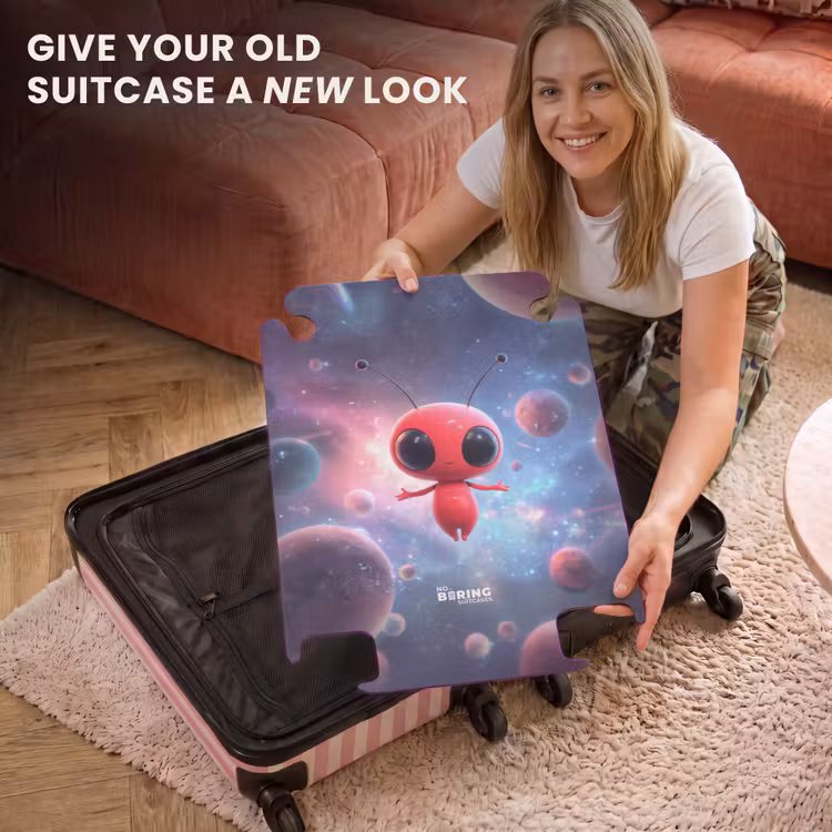 CaseSwap - Pink alien among the planets — 3