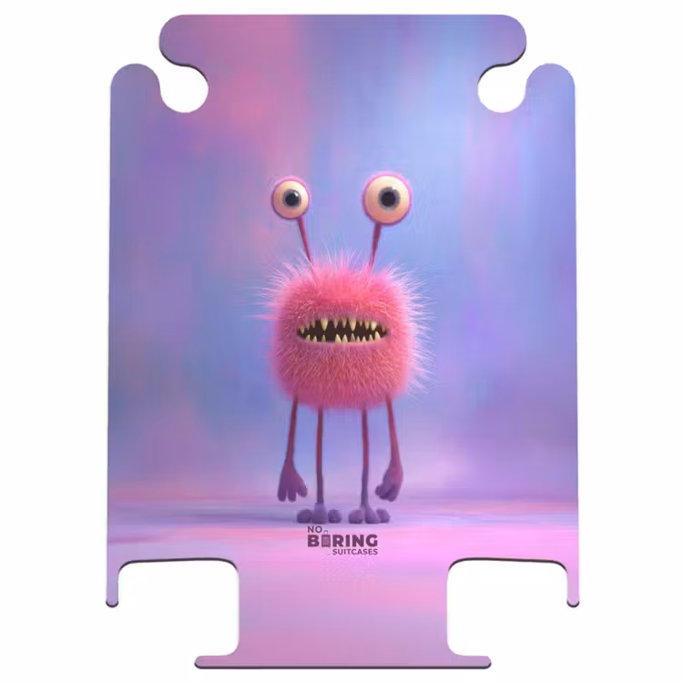 CaseSwap™ - Pink monster on a pastel background — 1