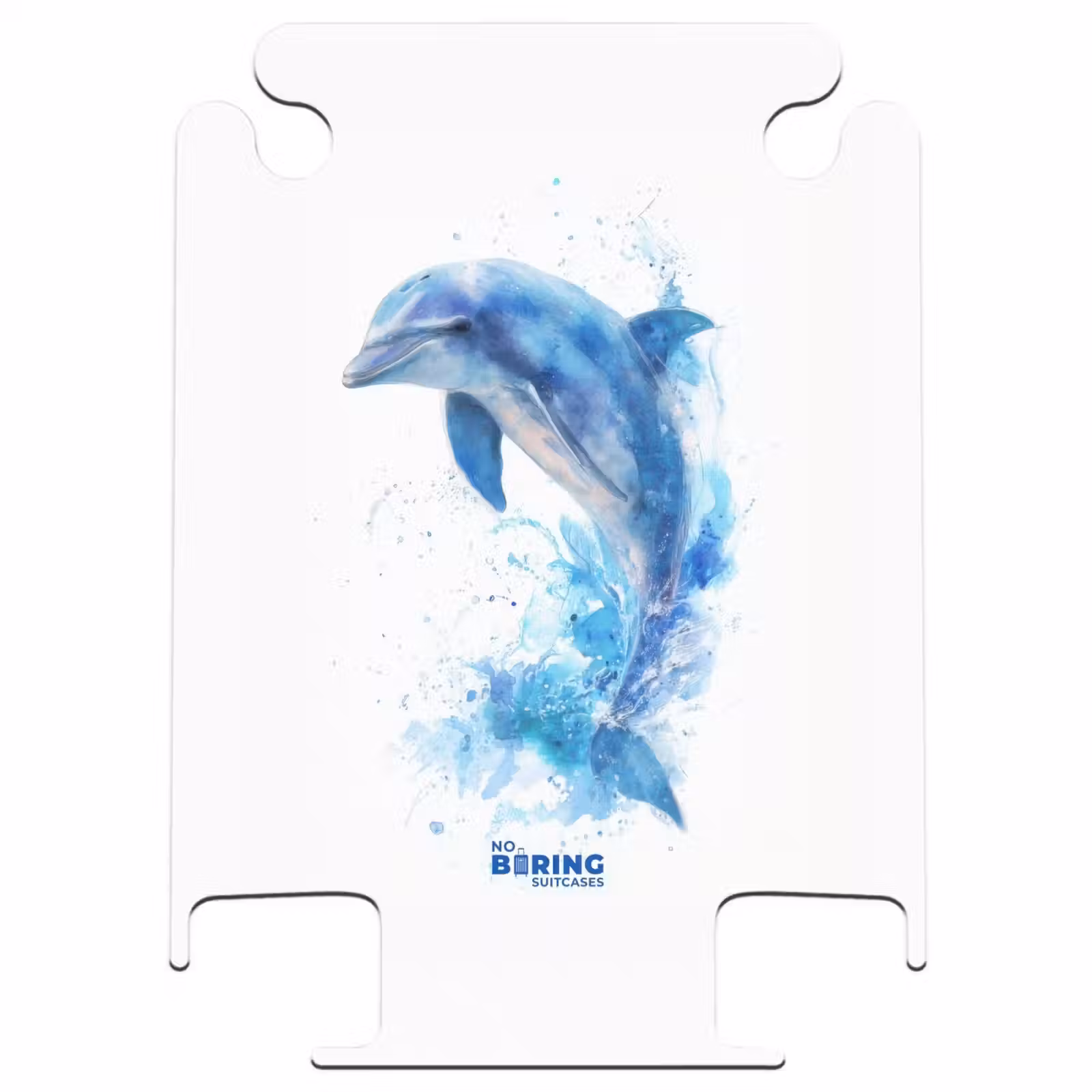 CaseSwap™ - Blue dolphin on a white background — 1