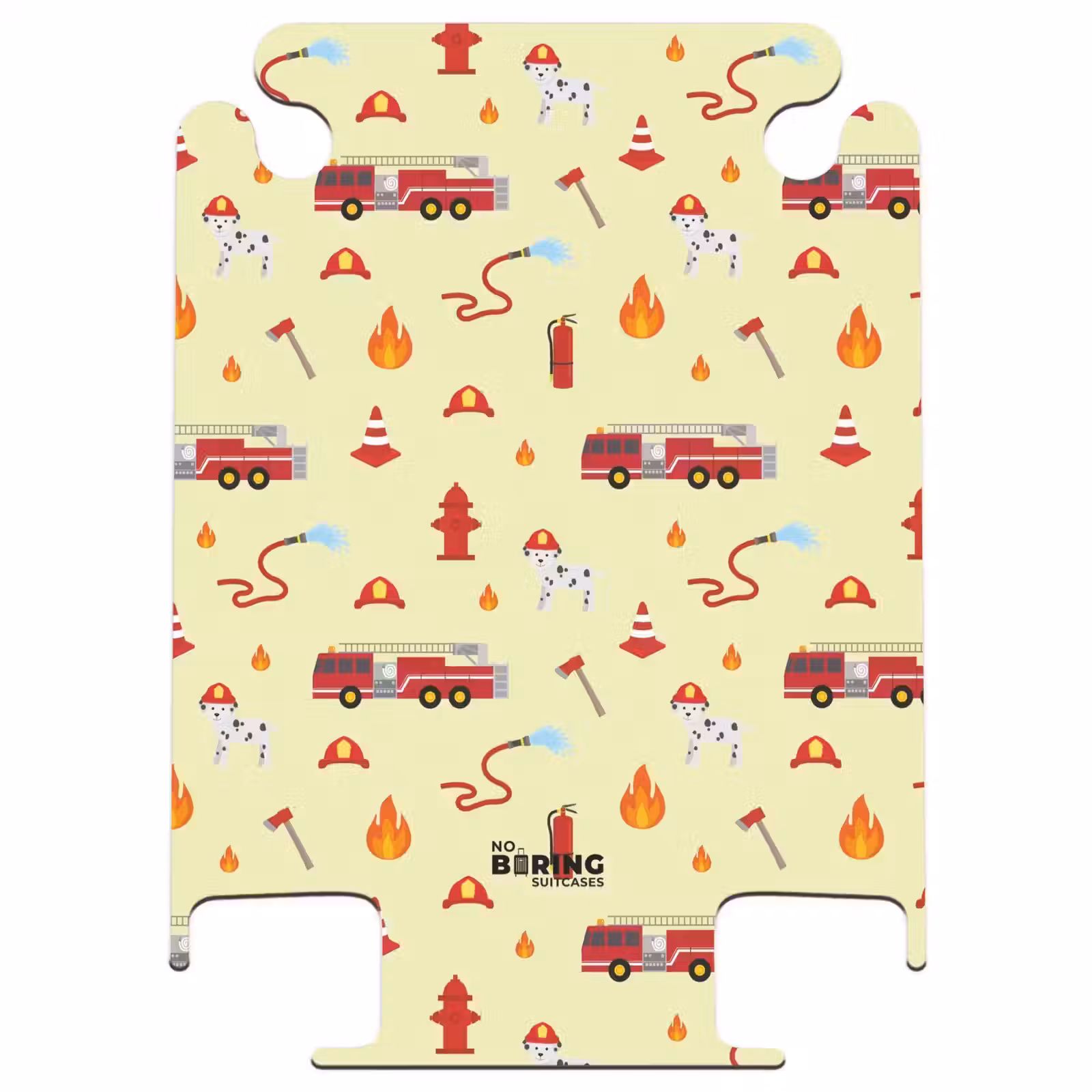 CaseSwap™ - Fire department pattern with vehicles and flames — 1