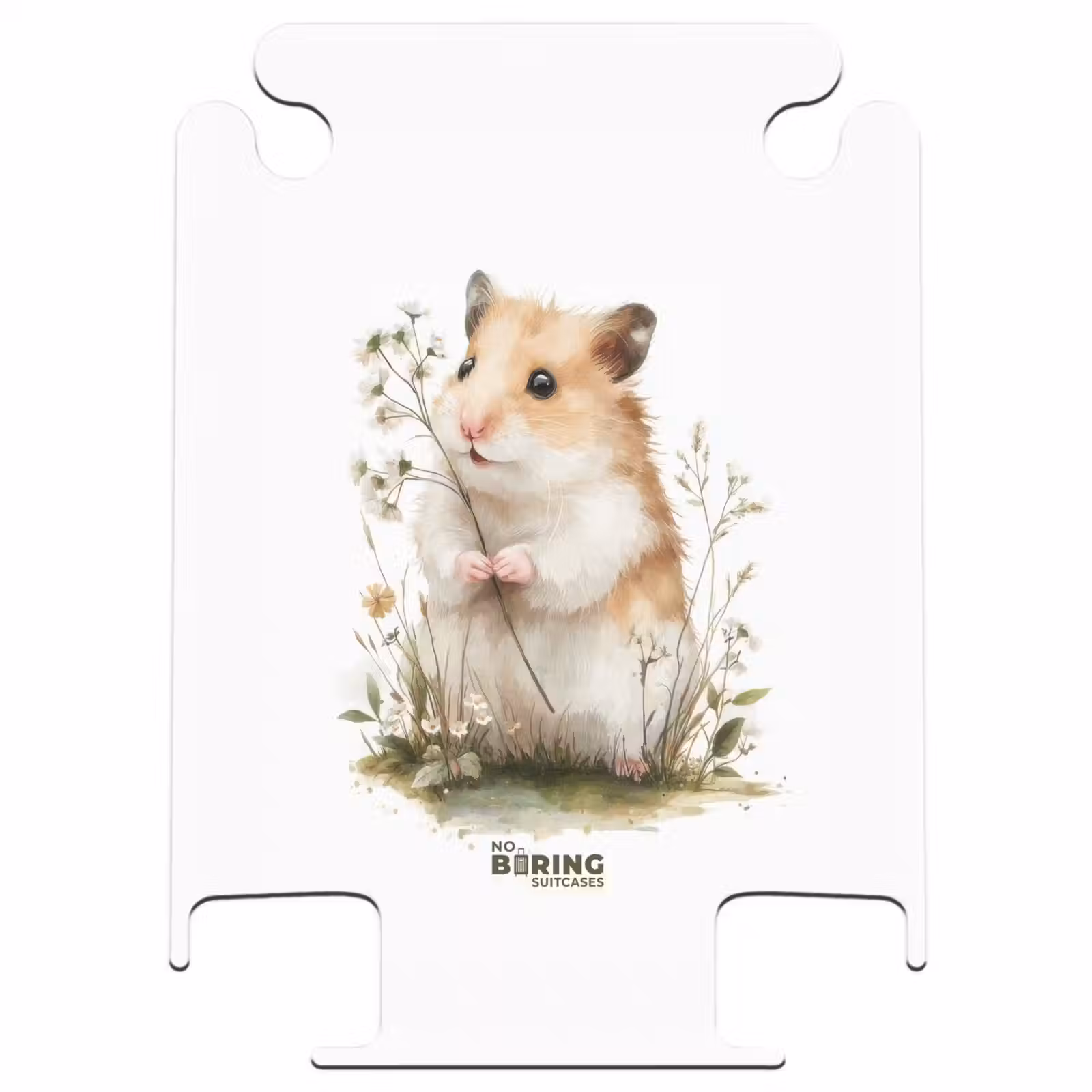 CaseSwap - Hamster with flowers — 1