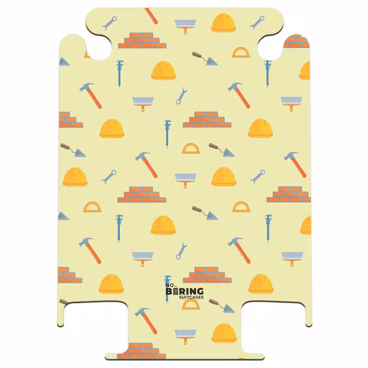 CaseSwap - Construction tool pattern on light yellow background — 1
