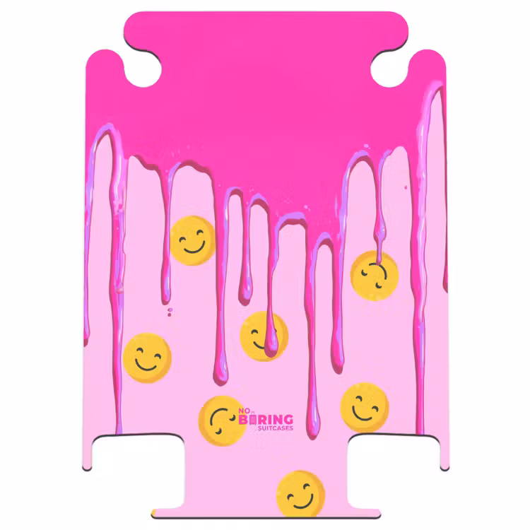 CaseSwap™ - Dripping pink paint over smiley faces — 1