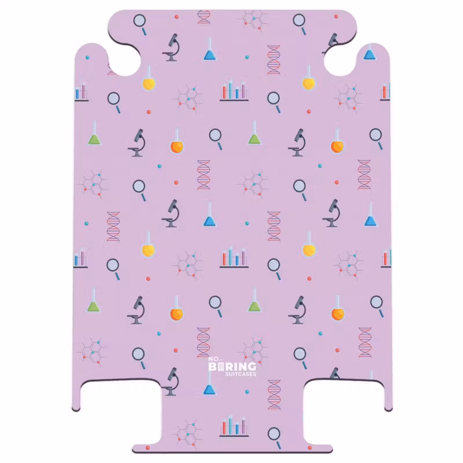 CaseSwap - Laboratory and science pattern on purple background — 1