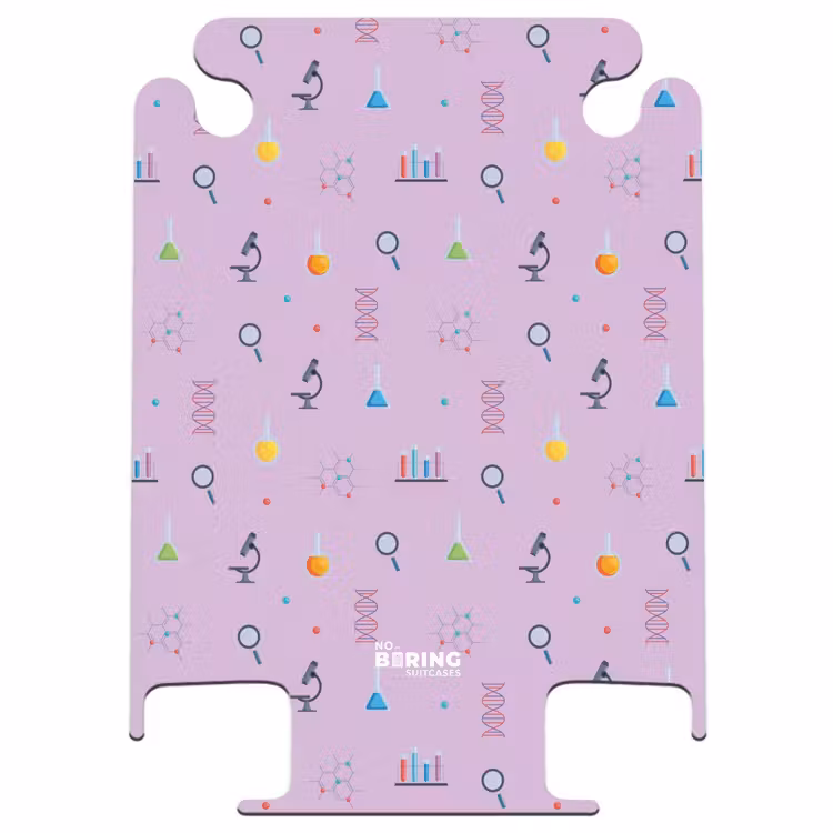 CaseSwap - Laboratory and science pattern on purple background — 1