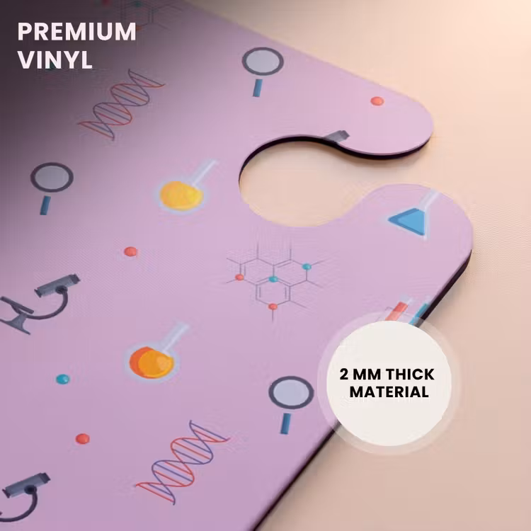 CaseSwap - Laboratory and science pattern on purple background — 6