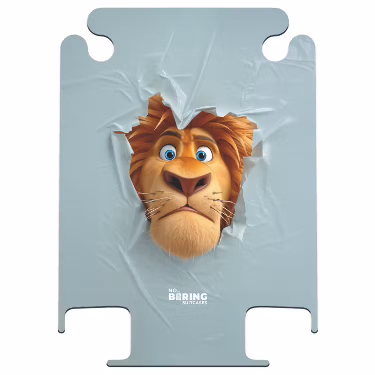 CaseSwap™ - Lion with orange mane through plastic wall — 1