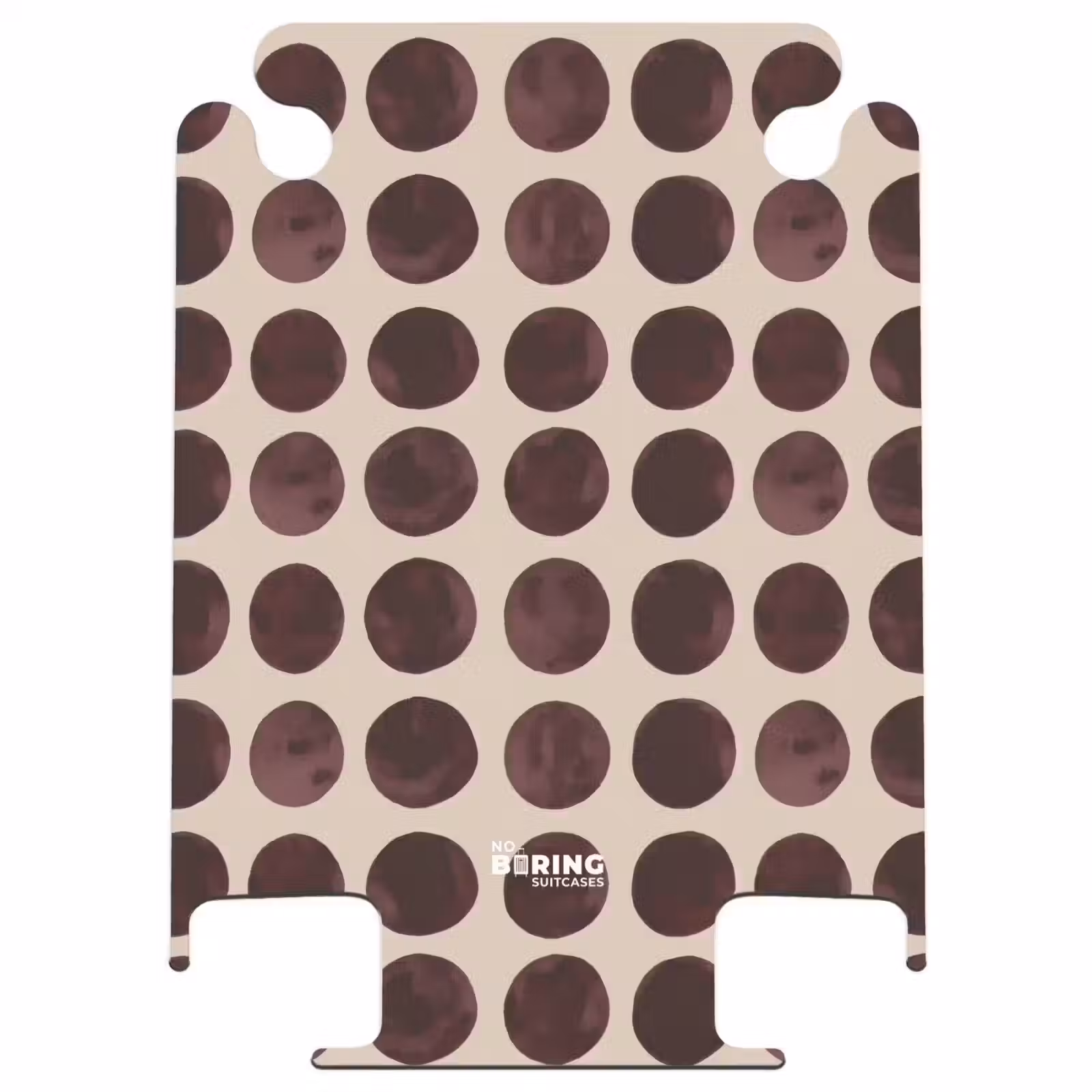 CaseSwap™ - Polka dots - Pattern - Brown — 1