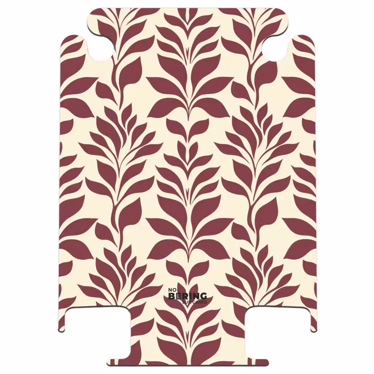 CaseSwap™ - Abstract - Leaves - Burgundy — 1