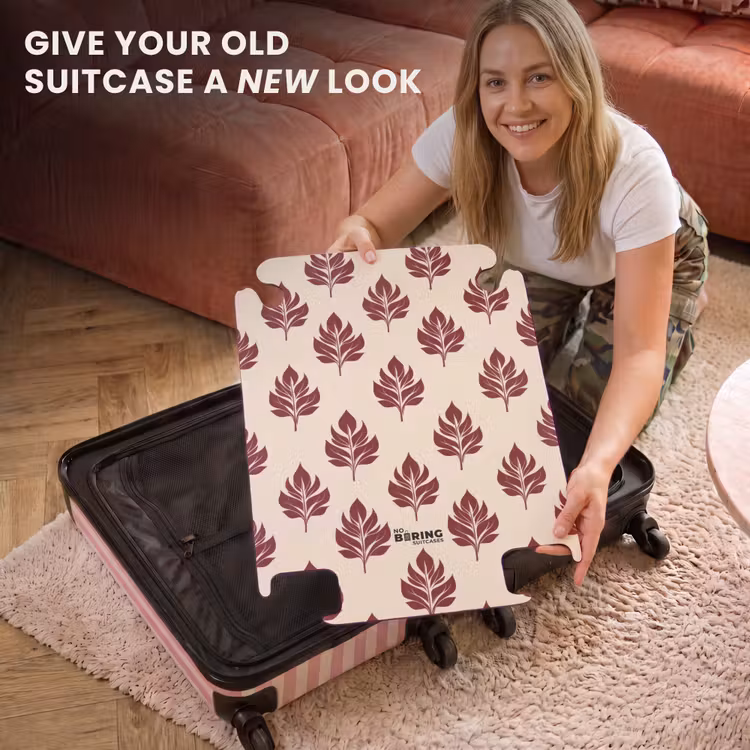 CaseSwap - Botanical - Pattern - Bordeaux — 2