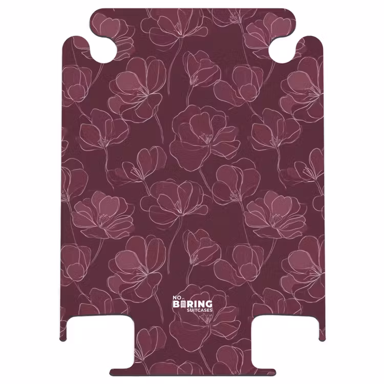 CaseSwap™ - Flowers - Pattern - Burgundy — 1