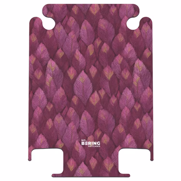 CaseSwap™ - Leaves - Pattern - Burgundy — 1