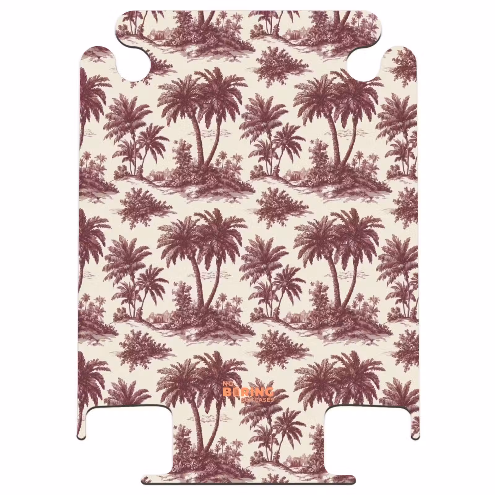 CaseSwap™ - Tropical - Geometric - Bordeaux red — 1