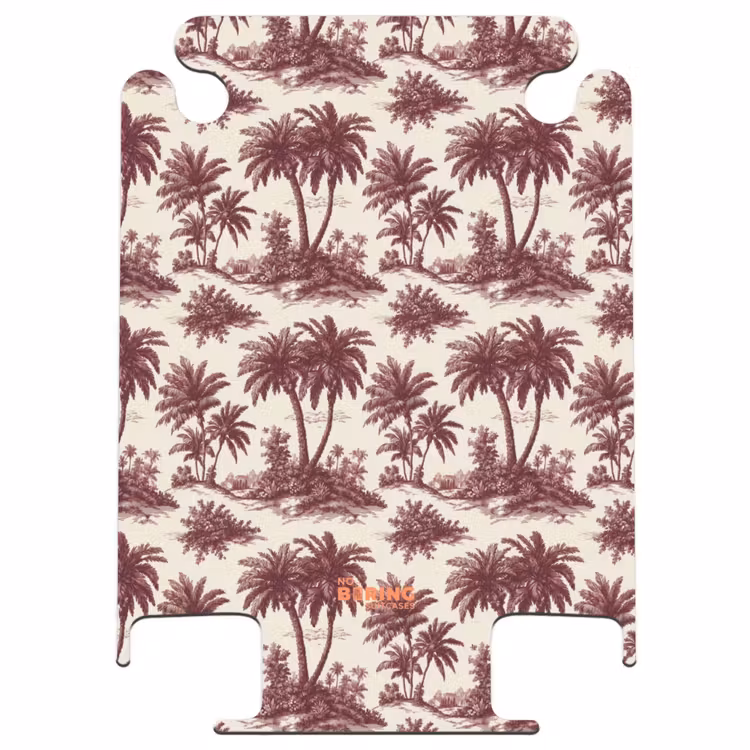 CaseSwap™ - Tropical - Geometric - Bordeaux red — 1