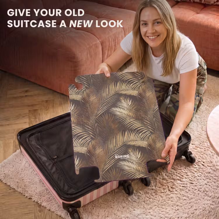 CaseSwap - Tropical - Leaves - Gold — 3