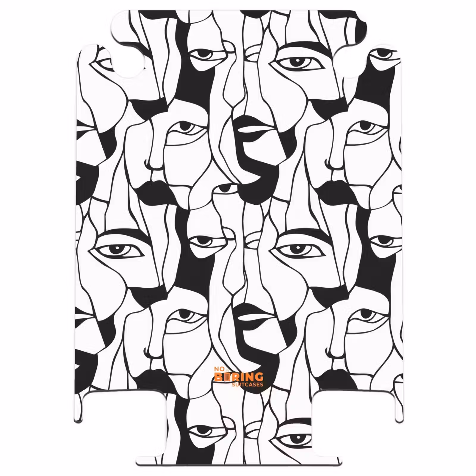 CaseSwap™ - Lines - Faces - Black - White — 1