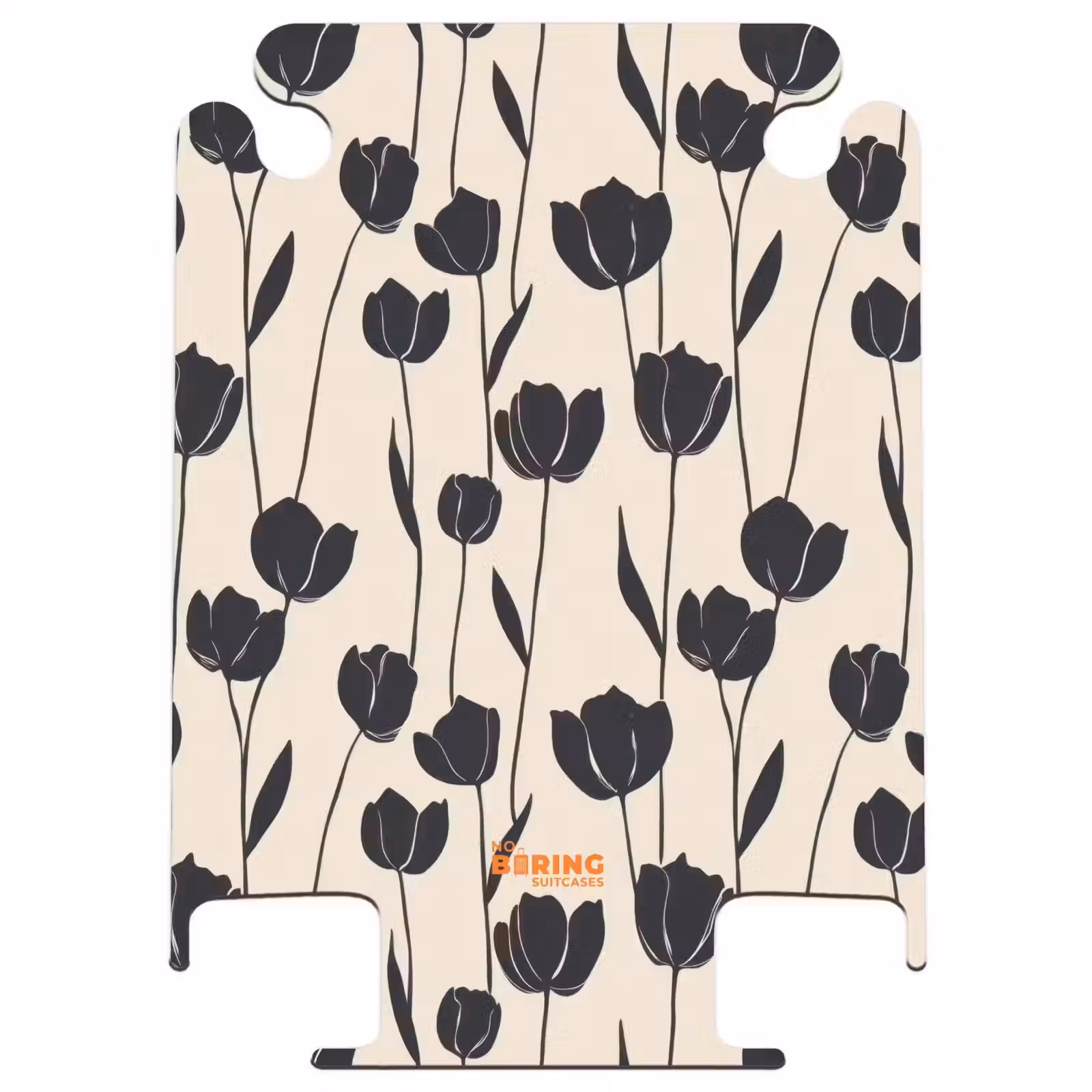 CaseSwap™ - Tulips - Pattern - Black — 1