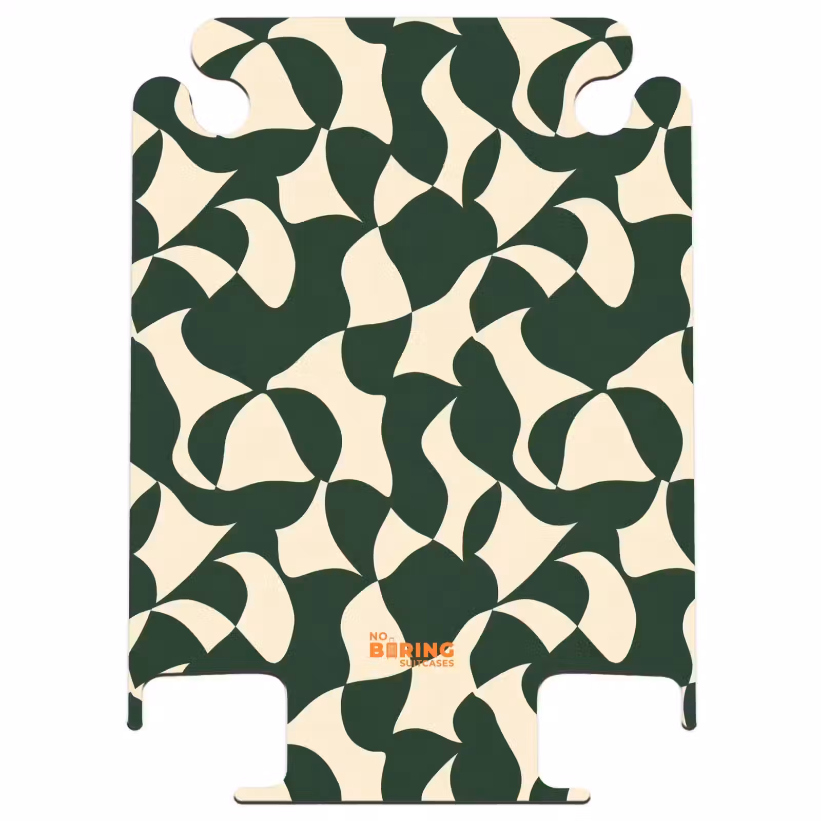 CaseSwap - Green - Organic planes - Cream — 1