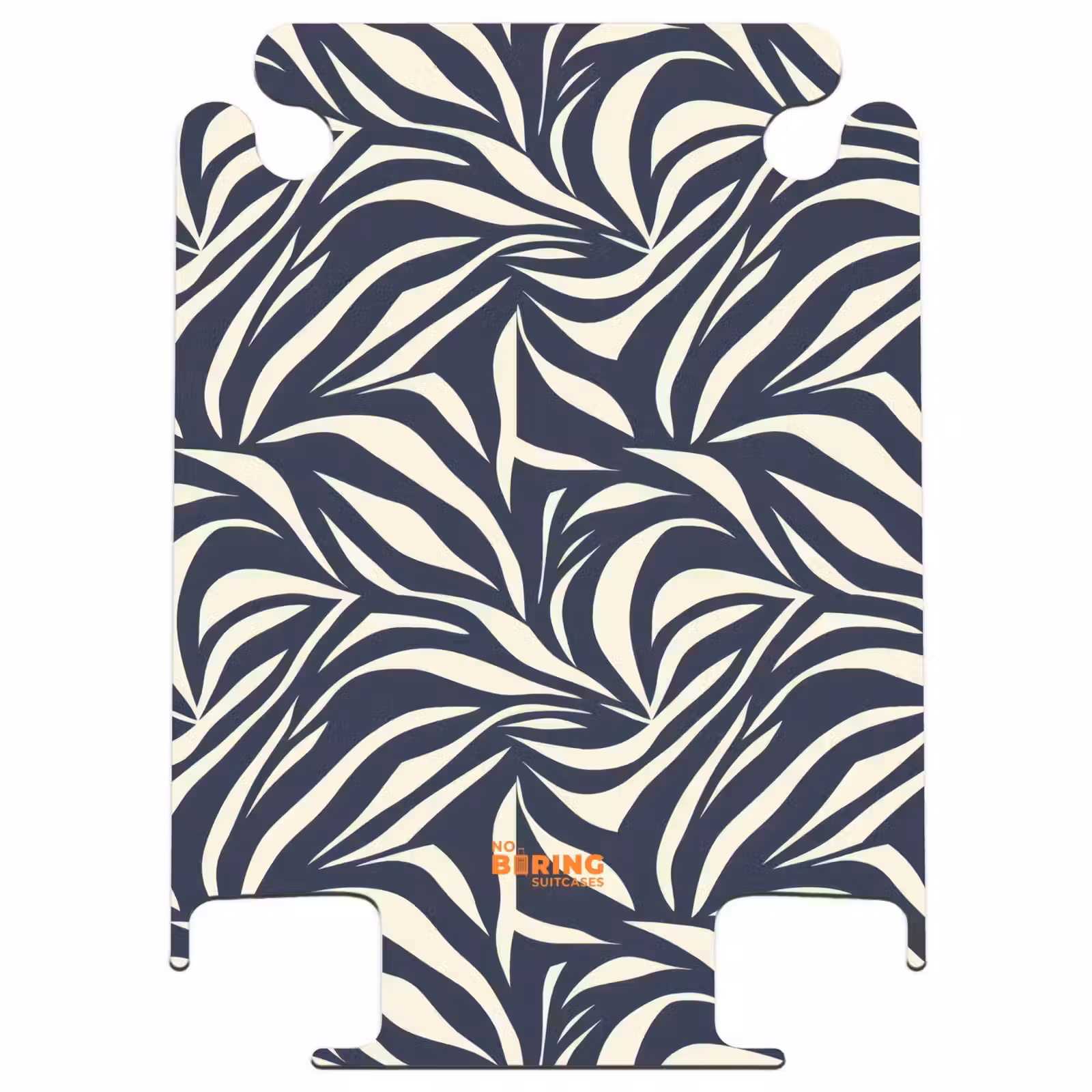 CaseSwap™ - Leaf Shapes - Blue - Pattern - White — 1