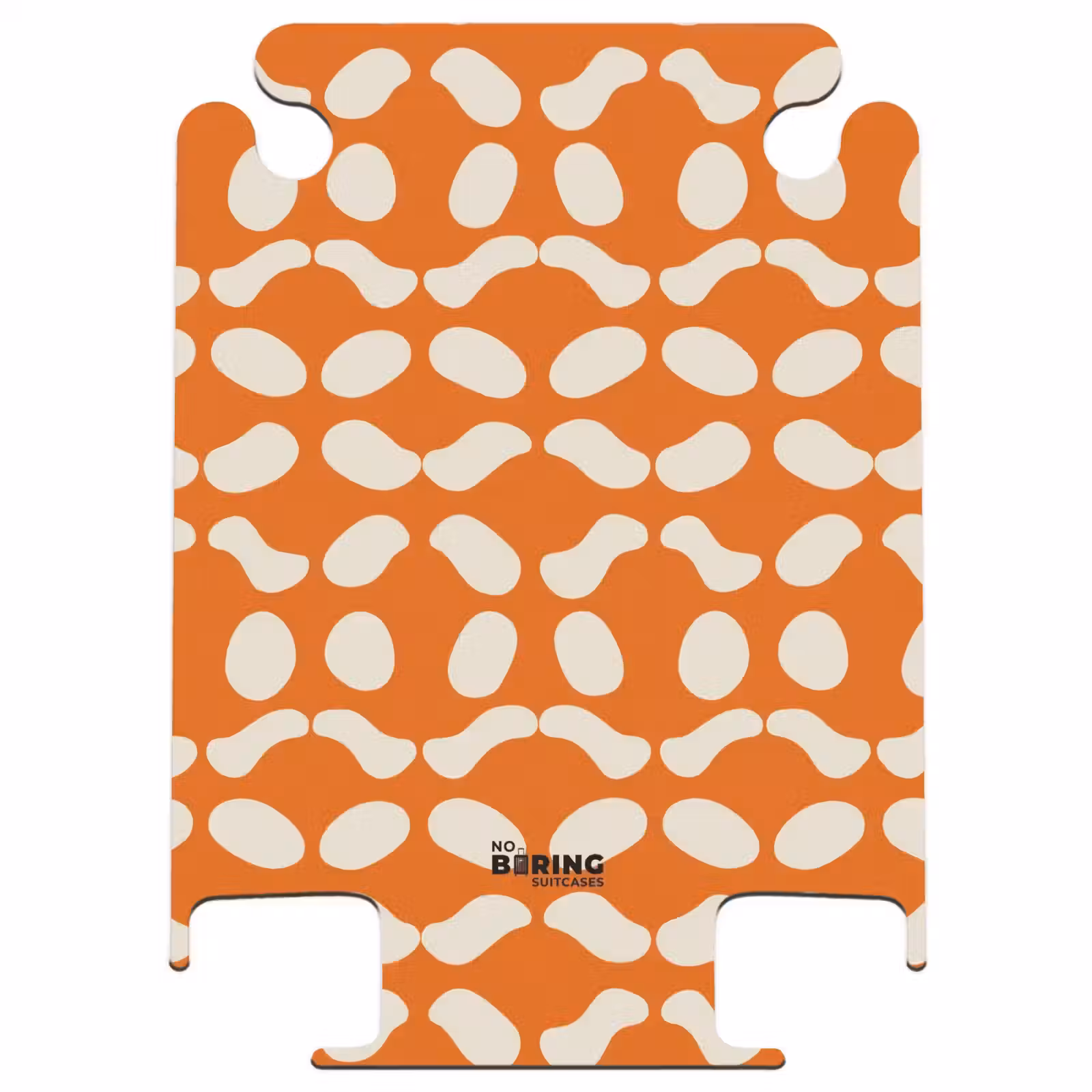 CaseSwap - Orange - Checkered pattern - White — 1