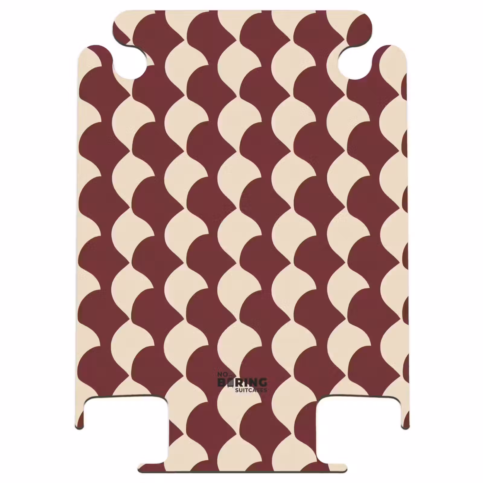 CaseSwap™ - Red - Tile pattern - Cream — 1
