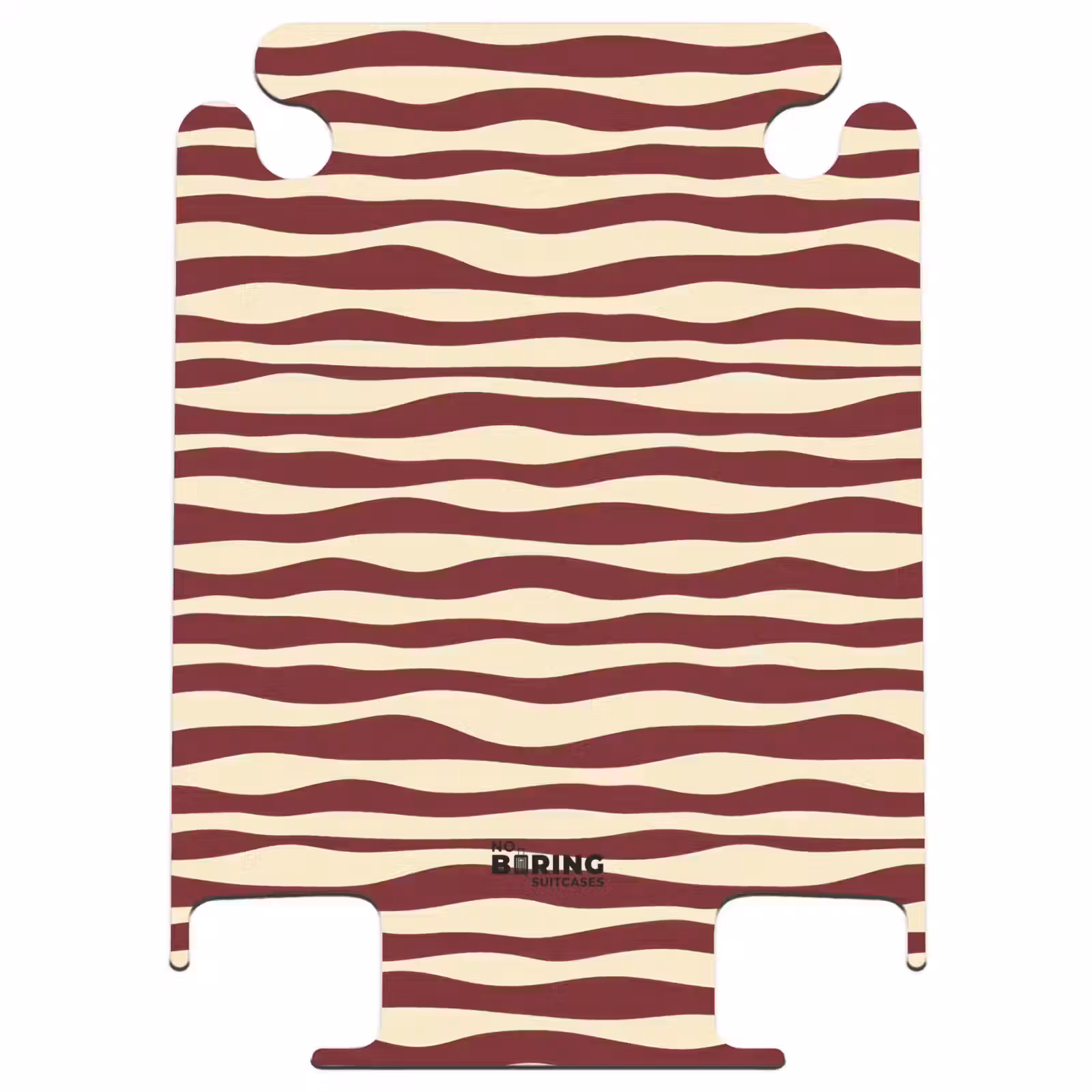 CaseSwap™ - Waves - Red - Pattern - Cream — 1