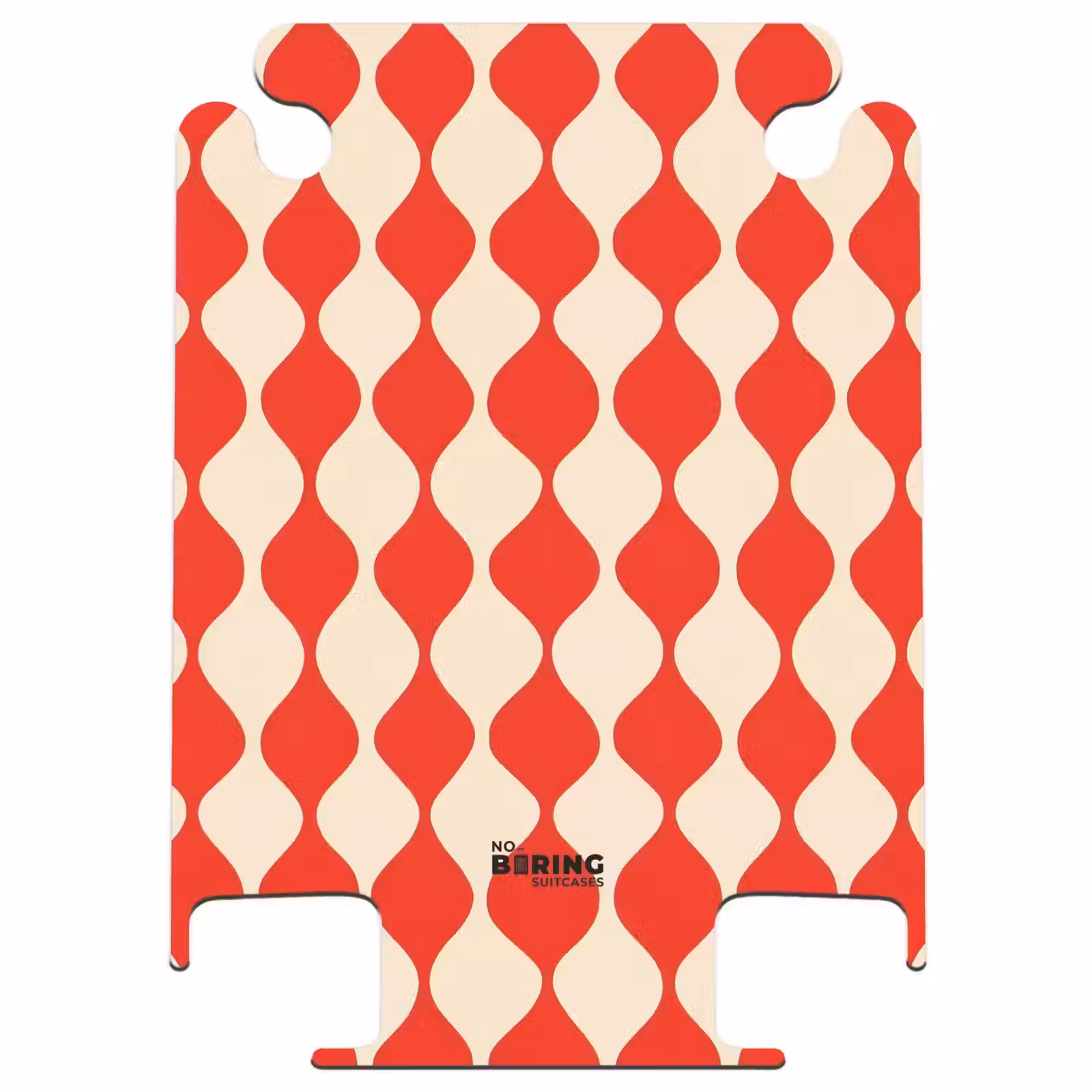 CaseSwap - Wavy pattern - Retro - Red - Beige — 1