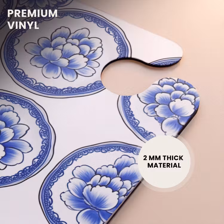 CaseSwap - Circles - Flowers - Blue — 6