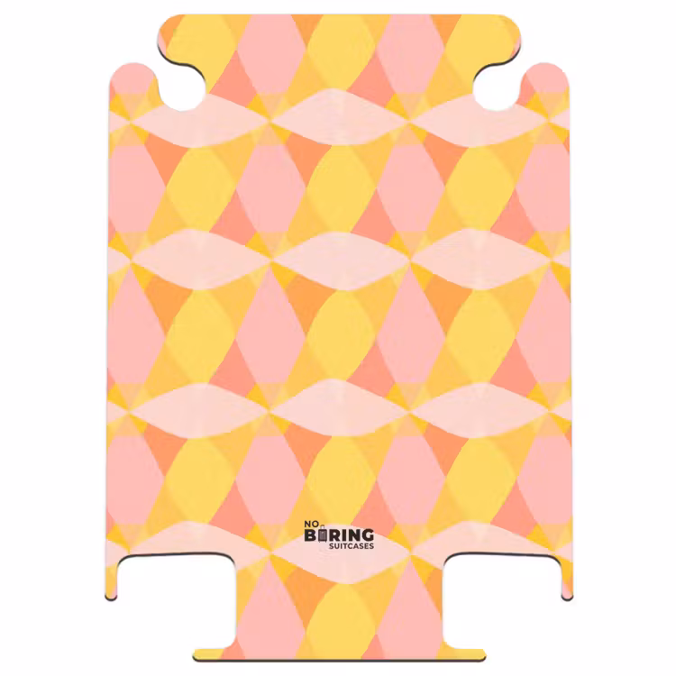 CaseSwap™ - Colorful - Checkered pattern - Leaf shapes — 1