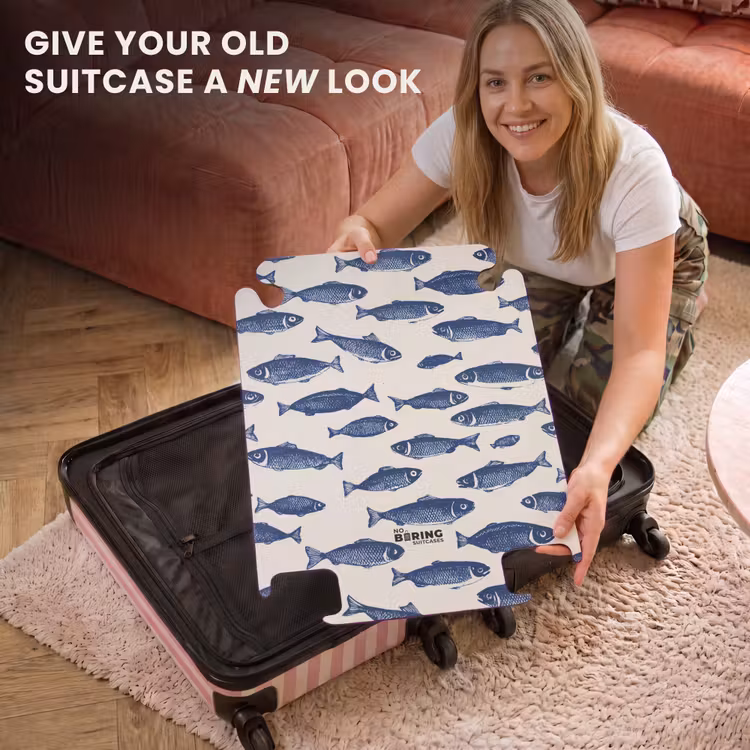 CaseSwap - Fish - Pattern - Blue - White — 3