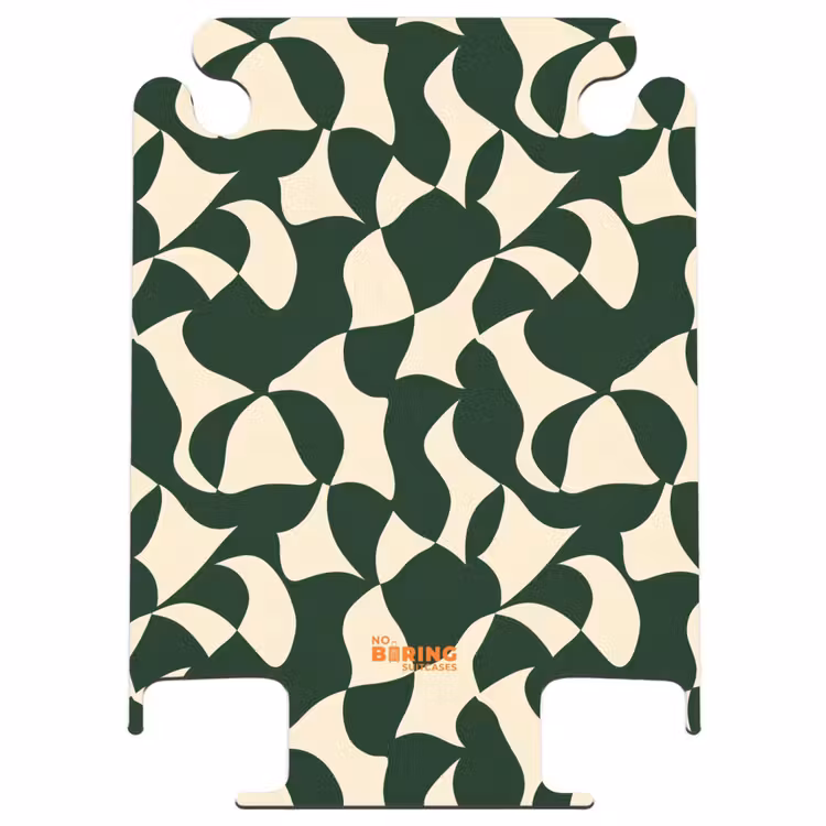 CaseSwap - Green - Organic planes - Cream — 1