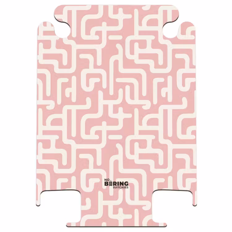 CaseSwap™ - Maze pattern - Pink - White - Abstract — 1