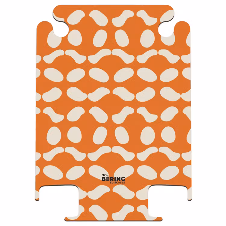 CaseSwap - Orange - Checkered pattern - White — 1
